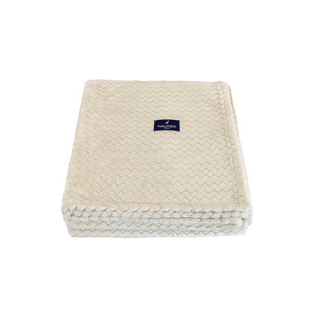 Manta de Cama Nautica Home Jacquard Franela suave 127x178cm