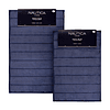 Pack 2 Alfombras de Baño ultra suave Nautica 40x60cm + 50x80cm azul