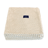 Pack 2 Mantas de Cama Nautica Home Jacquard Franela suave 127x178 cm