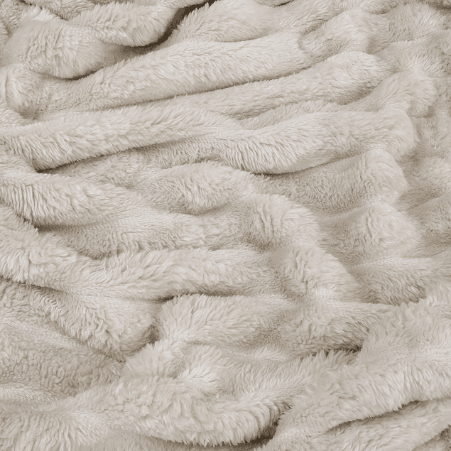 Manta de cama Nautica Home Jacquard Franela ultrasuave 127x178cm