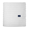 Pack 2 Mantas de cama Nautica Home Jacquard Franela ultrasuave 127x178cm blanca
