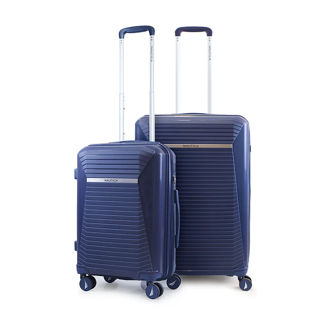 Pack 2 maletas Nautica Niza cabina 10k y mediana 20k azul