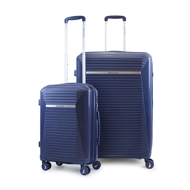 Pack 2 maletas Nautica Niza cabina 10k y grande 23k azul