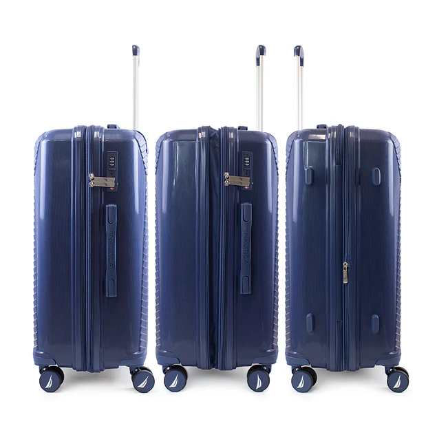Set 3 Maletas Nautica Niza S+M+L Cabina 10k Mediana 20k y Grande 23k azul