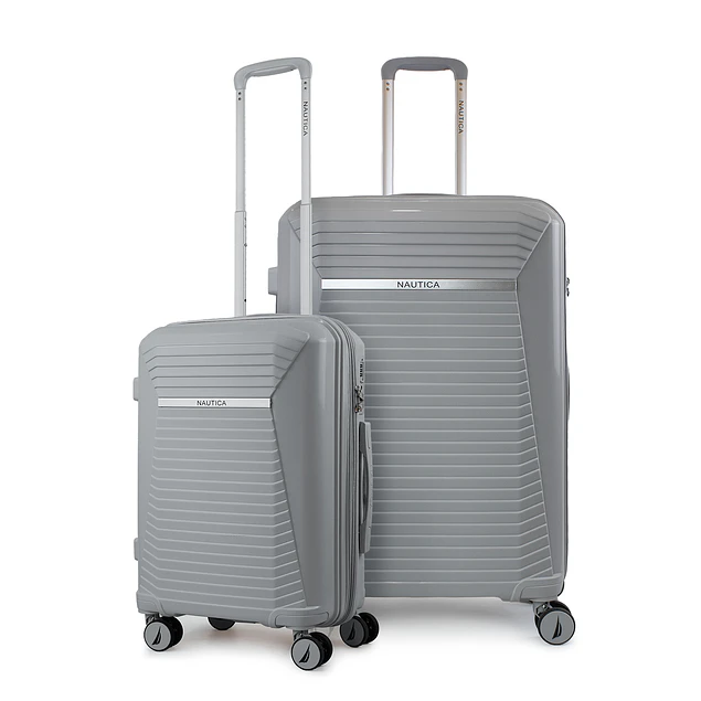 Pack 2 maletas Nautica Niza cabina 10k y grande 23k gris