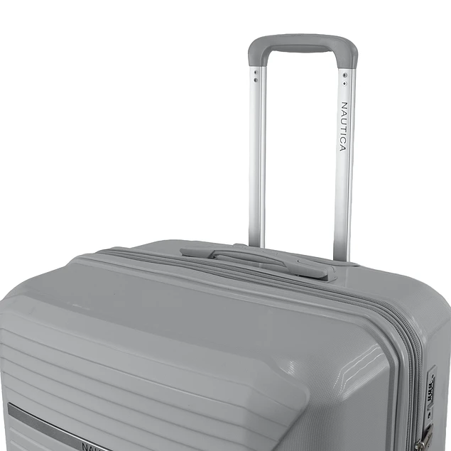 Set 3 Maletas Nautica Niza S+M+L Cabina 10k Mediana 20k y Grande 23k gris