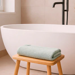 Toalla de Baño Cuerpo Nautica Home 100% algodón 76x137cm gris claro