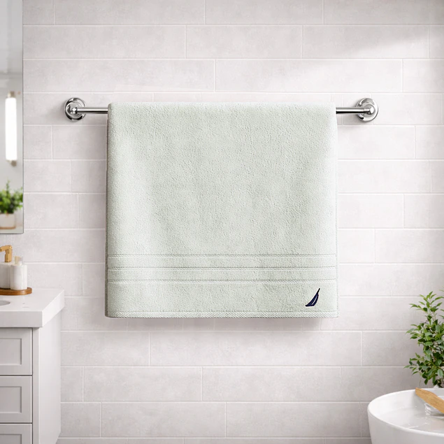 Toalla de Baño Cuerpo Nautica Home 100% algodón 76x137cm gris claro