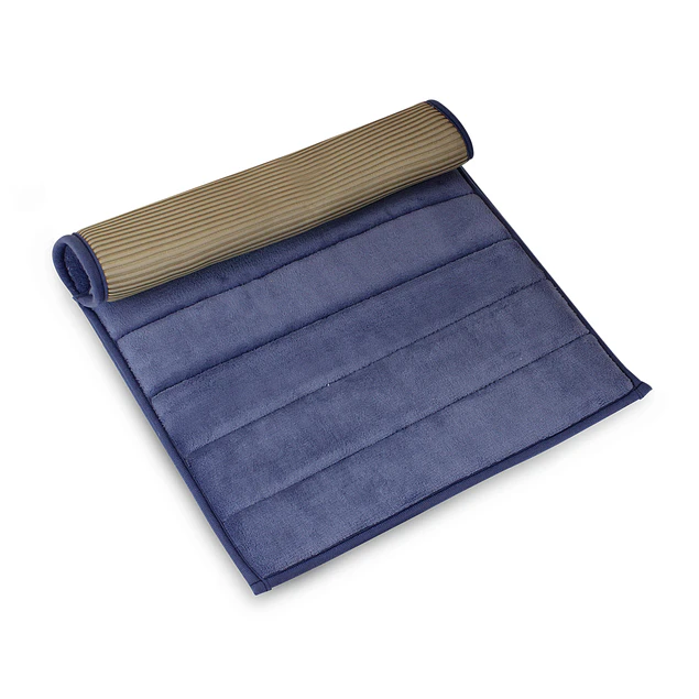 Pack 2 Alfombras de baño Nautica Home 40x60cm coralina ultra suave azul