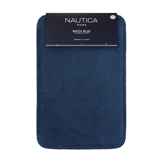Alfombra de Baño Nautica Home Popcorn 40x60cm azul