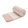 Manta de franela Nautica 127x152 Waffle cama sofá suavidad superior rosa