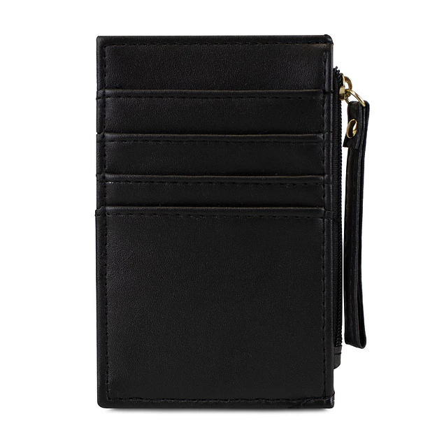 Tarjetero billetera mujer con monedero Suny negro Carven Paris