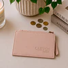 Tarjetero billetera mujer con monedero Suny rosado Carven Paris