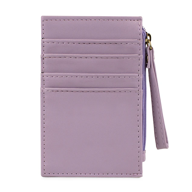Tarjetero billetera mujer con monedero Suny lila Carven Paris