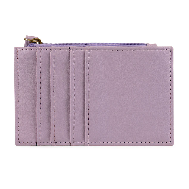 Tarjetero billetera mujer con monedero Suny lila Carven Paris