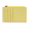 Tarjetero billetera mujer con monedero Suny amarillo Carven Paris