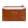 Billetera tarjetero mujer con monedero Zoe café Carven