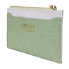 Billetera tarjetero mujer con monedero Zoe verde Carven