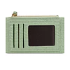 Billetera tarjetero mujer con monedero Zoe verde Carven