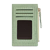 Billetera tarjetero mujer con monedero Zoe verde Carven