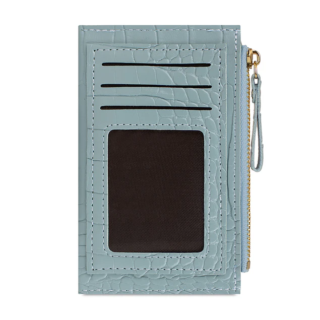 Billetera tarjetero mujer con monedero Zoe azul Carven