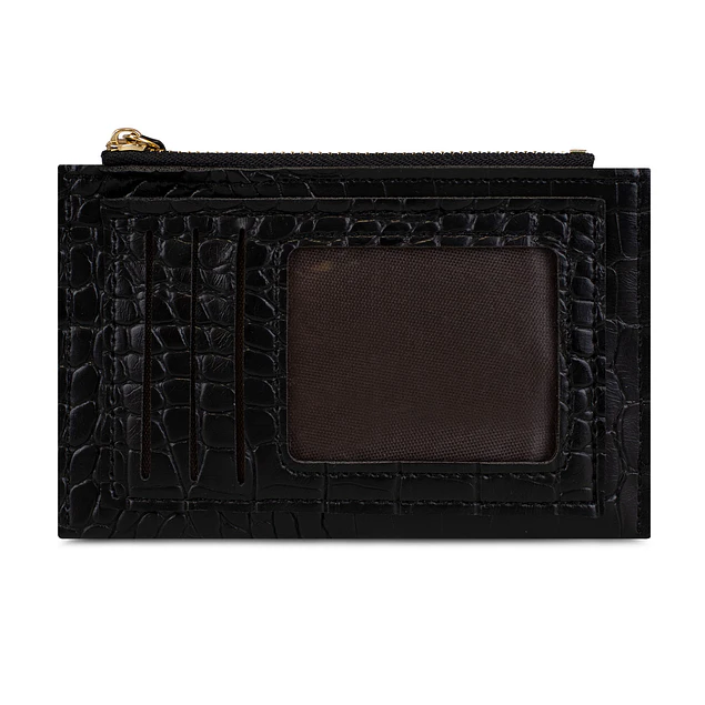 Billetera tarjetero mujer con monedero Zoe negro Carven