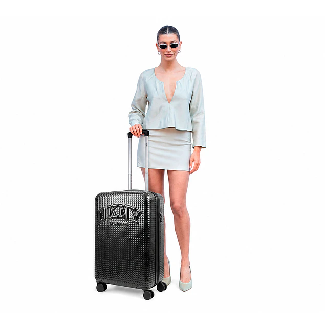 Maleta Mediana Donna Karan Hot Town 20k negra DKNY