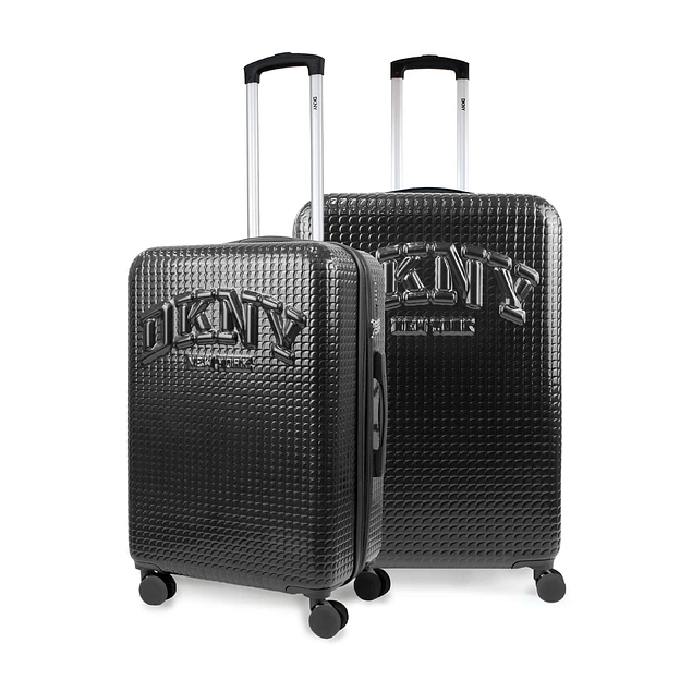 Pack 2 Maletas Donna Karan Hot Town M 20k + L 23k negra DKNY