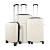 Set 3 Maletas Donna Karan Hot Town Cabina Mediana Grande blancas