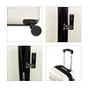 Pack 2 Maletas Donna Karan Hot Town S 10k + M 20k blanca DKNY