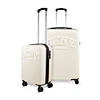 Pack 2 Maletas Donna Karan Hot Town S 10k + L 23k blanca DKNY