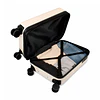 Pack 2 Maletas Donna Karan Hot Town S 10k + L 23k blanca DKNY