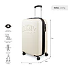 Pack 2 Maletas Donna Karan Hot Town M 20k + L 23k blanca DKNY