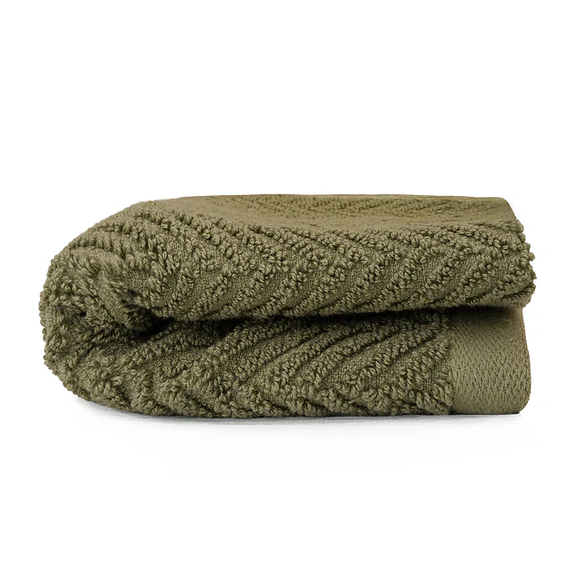 Toalla de cara VIS Nautica 100% algodón 30x50cm pieles sensibles verde