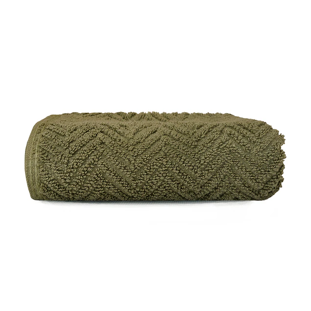 Toalla de cara VIS Nautica 100% algodón 30x50cm pieles sensibles verde