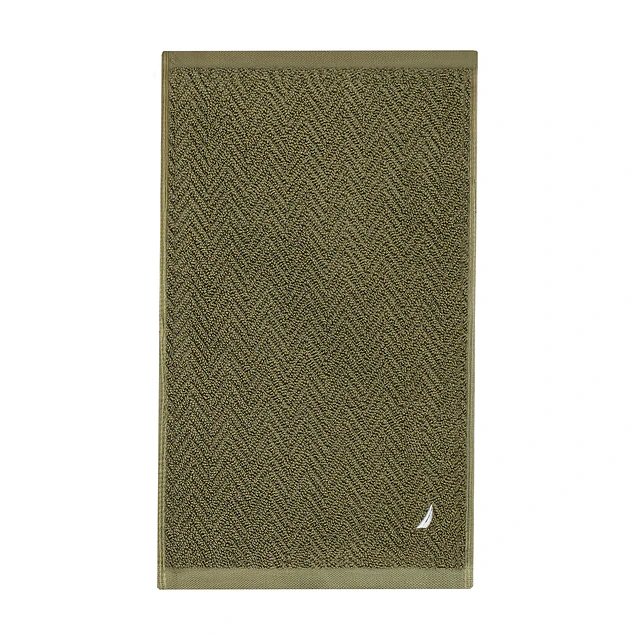 Toalla de cara VIS Nautica 100% algodón 30x50cm pieles sensibles verde
