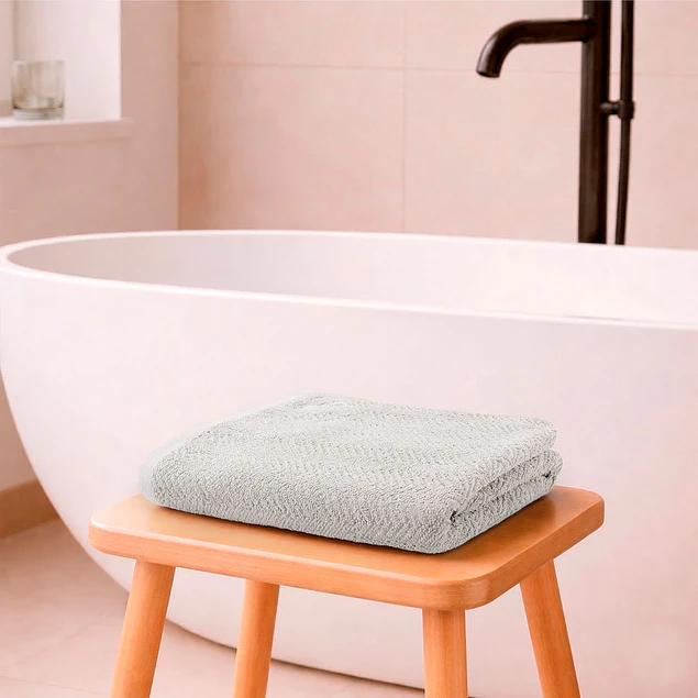 Toalla de Baño Cuerpo VIS Nautica Home 100% algodón suave 76x137cm gris