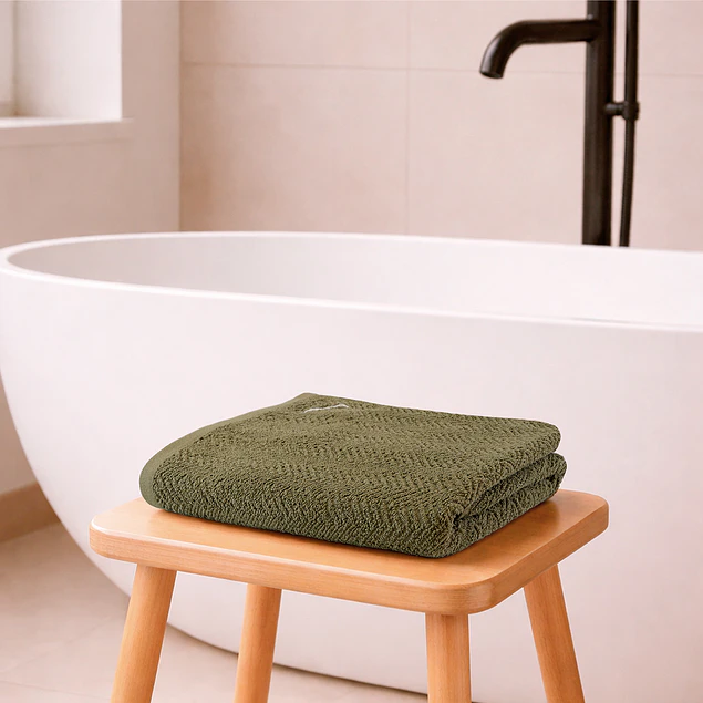 Toalla de Baño Cuerpo VIS Nautica Home 100% algodón suave 76x137cm verde