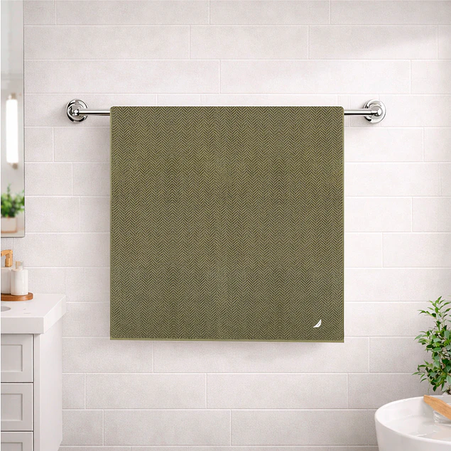 Toalla de Baño Cuerpo VIS Nautica Home 100% algodón suave 76x137cm verde