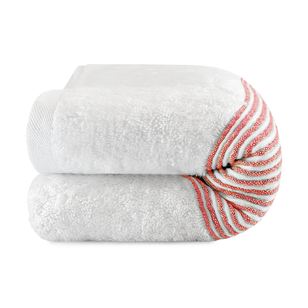 Toalla de Baño Cuerpo MAV Nautica Home 100% algodón suave 76x137cm rojo