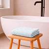 Toalla de Baño Cuerpo SAVOY Nautica Home 76x137cm 100% algodón ultra suave celeste