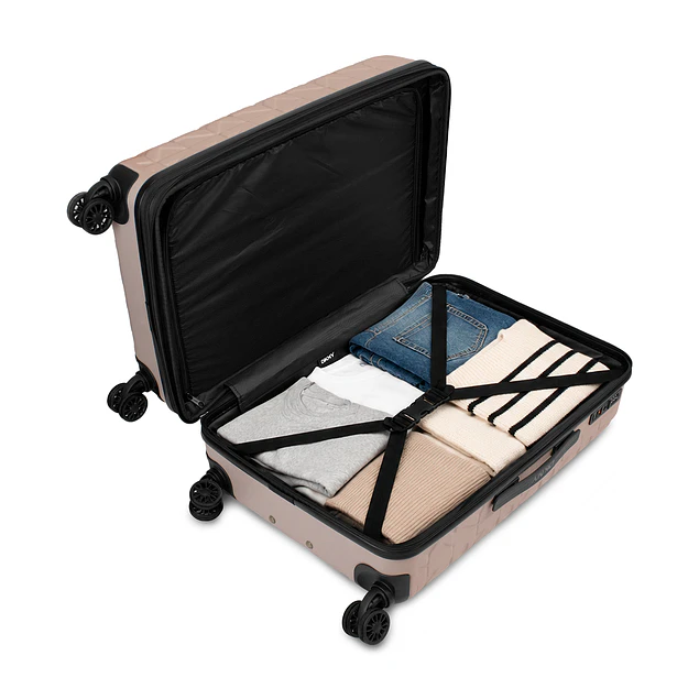 Maleta Grande Donna Karan Meghan 23k rosada DKNY