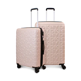 Pack 2 Maletas Donna Karan Meghan M 20k + L 23k rosada DKNY