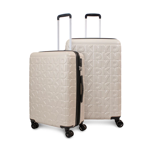 Pack 2 Maletas Donna Karan Meghan M 20k + L 23k beige DKNY