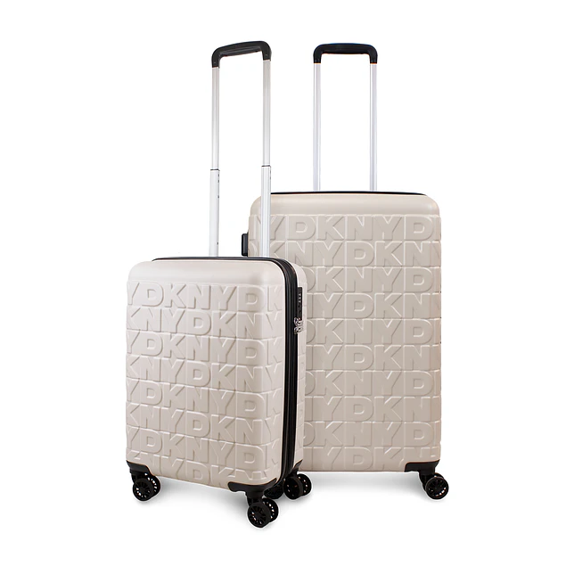 Pack 2 Maletas Donna Karan Meghan S 10k + M 20k beige DKNY