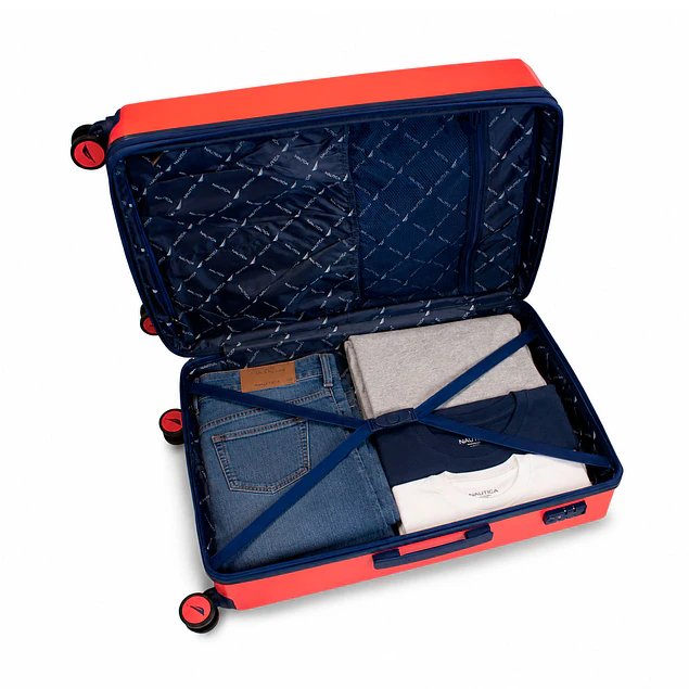 Pack 2 maletas Copper Nautica mediana 20k y grande 23k naranja