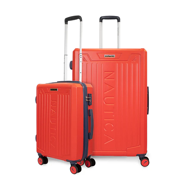 Pack 2 maletas Copper Nautica cabina 10k y grande 23k naranja