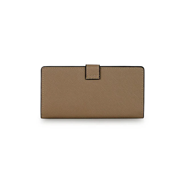 2 Billeteras de mujer Vesta negra y taupe Carven