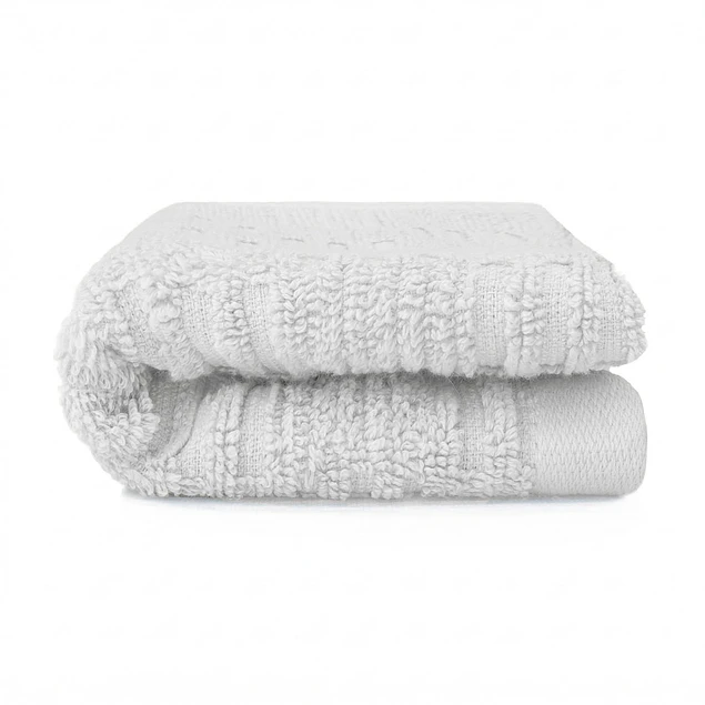 Toalla de cara SAVOY Nautica 100% algodón 30x50cm hipoalergénica gris