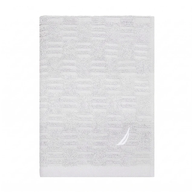 Toalla de cara SAVOY Nautica 100% algodón 30x50cm hipoalergénica gris